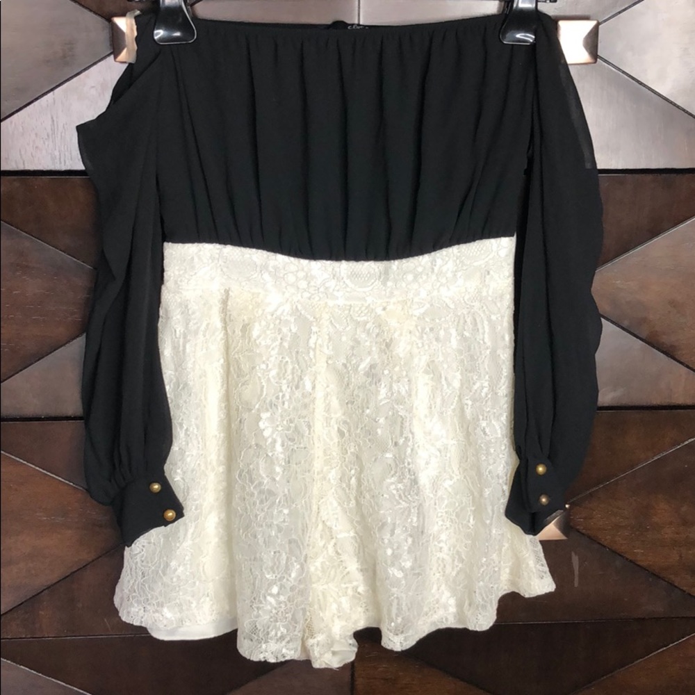 LULUS Lace Romper